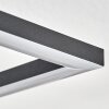 Obo Plafoniera LED Nero, 1-Luce