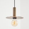 Mano Lampadario a sospensione Ottone, Nero, 1-Luce