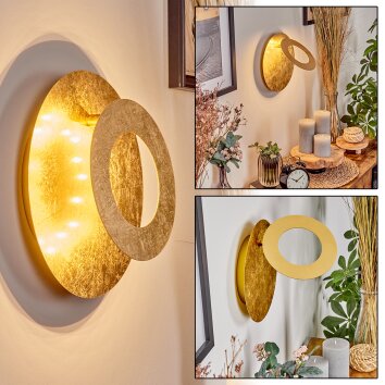 Sunrise Applique LED Oro, 1-Luce