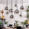 Koyoto Lampadario a sospensione - Vetro Chiaro, Grigio fumo, 8-Luci