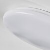 Melres Plafoniera LED Bianco, 1-Luce, Telecomando