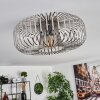 Wemude Plafoniera Argento, 1-Luce