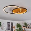 Cardozo Plafoniera LED Écru, Nero, 1-Luce