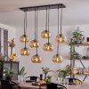 Apedo Lampadario a sospensione - Vetro Ambrato, 8-Luci