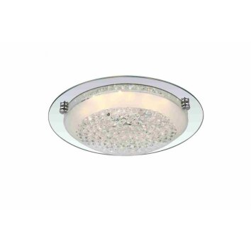 Globo Froo Plafoniera LED Cromo, 1-Luce