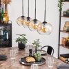 Apedo Lampadario a sospensione - Vetro Ambrato, Chiaro, 4-Luci