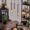 Caimitte Lampadario a sospensione Chiaro, Grigio fumo, 3-Luci