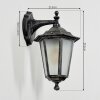 Loria Applique da esterno Grigio, Nero, Argento, 1-Luce