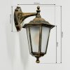 Loria Applique da esterno Oro, Nero, 1-Luce