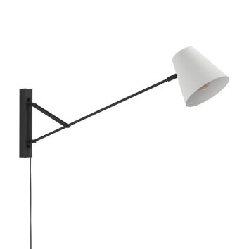 Eglo FORCADET Applique Grigio, Nero, 1-Luce