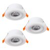 Eglo CALONGE Lampada da incasso - Set di 3 LED Bianco, 3-Luci