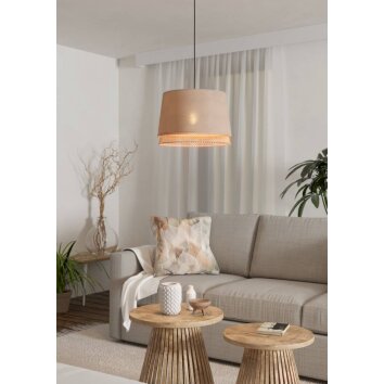 Eglo TABLEY Lampadario a sospensione Nero, 1-Luce