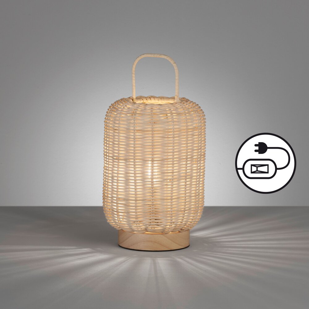 Fischer & Honsel Nature Lampada da tavolo Écru, 1-Luce main product photo