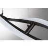 Fischer & Honsel Torcido Lampada a Sospensione LED Nero, 1-Luce, Telecomando