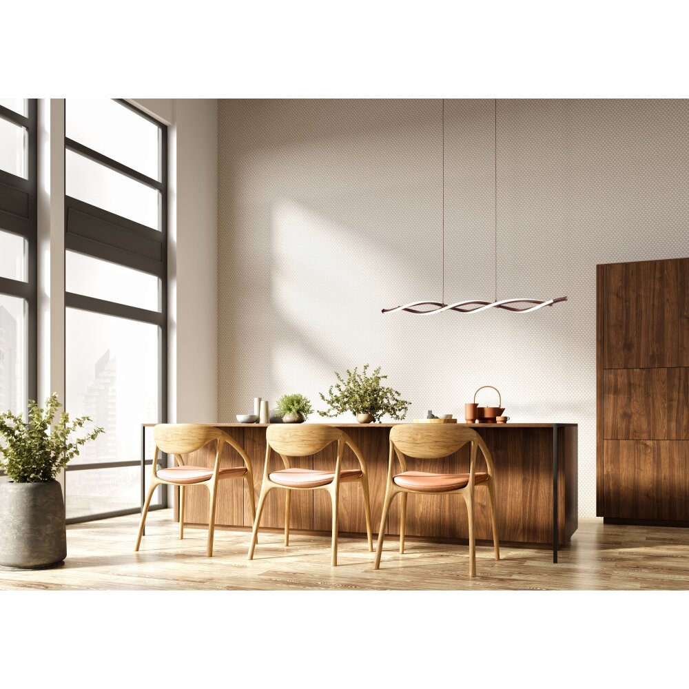 Fischer & Honsel Dreje Lampada a Sospensione LED Nero, 1-Luce main product photo