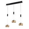 Fischer & Honsel Colette Lampada a Sospensione LED Nero, 3-Luci