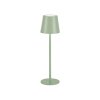 Leuchten-Direkt EURIA Lampada da tavolo LED Verde, 1-Luce