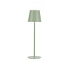 Leuchten-Direkt EURIA Lampada da tavolo LED Verde, 1-Luce