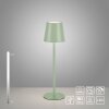 Leuchten-Direkt EURIA Lampada da tavolo LED Verde, 1-Luce