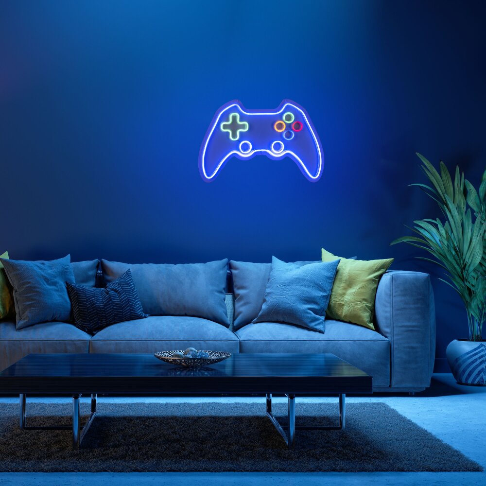 Leuchten-Direkt NEON-GAMER Lampada decorativa LED Colorato 85022-70