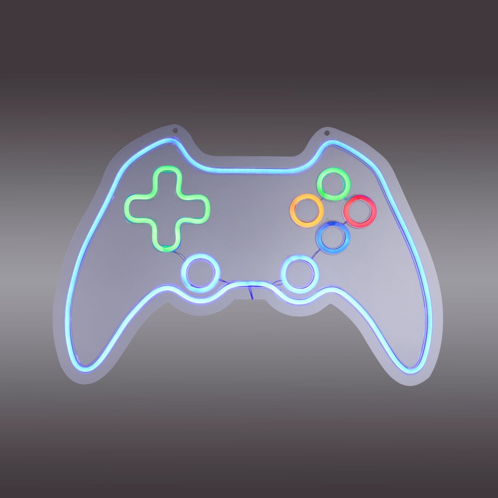 Leuchten-Direkt NEON-GAMER Lampada decorativa LED Colorato, 1-Luce