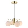 Nordlux FRANCA Lampada a Sospensione Ottone, 4-Luci