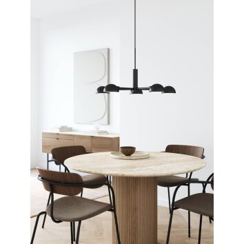 Design For The People by Nordlux NOMI Lampada a Sospensione Nero, 5-Luci