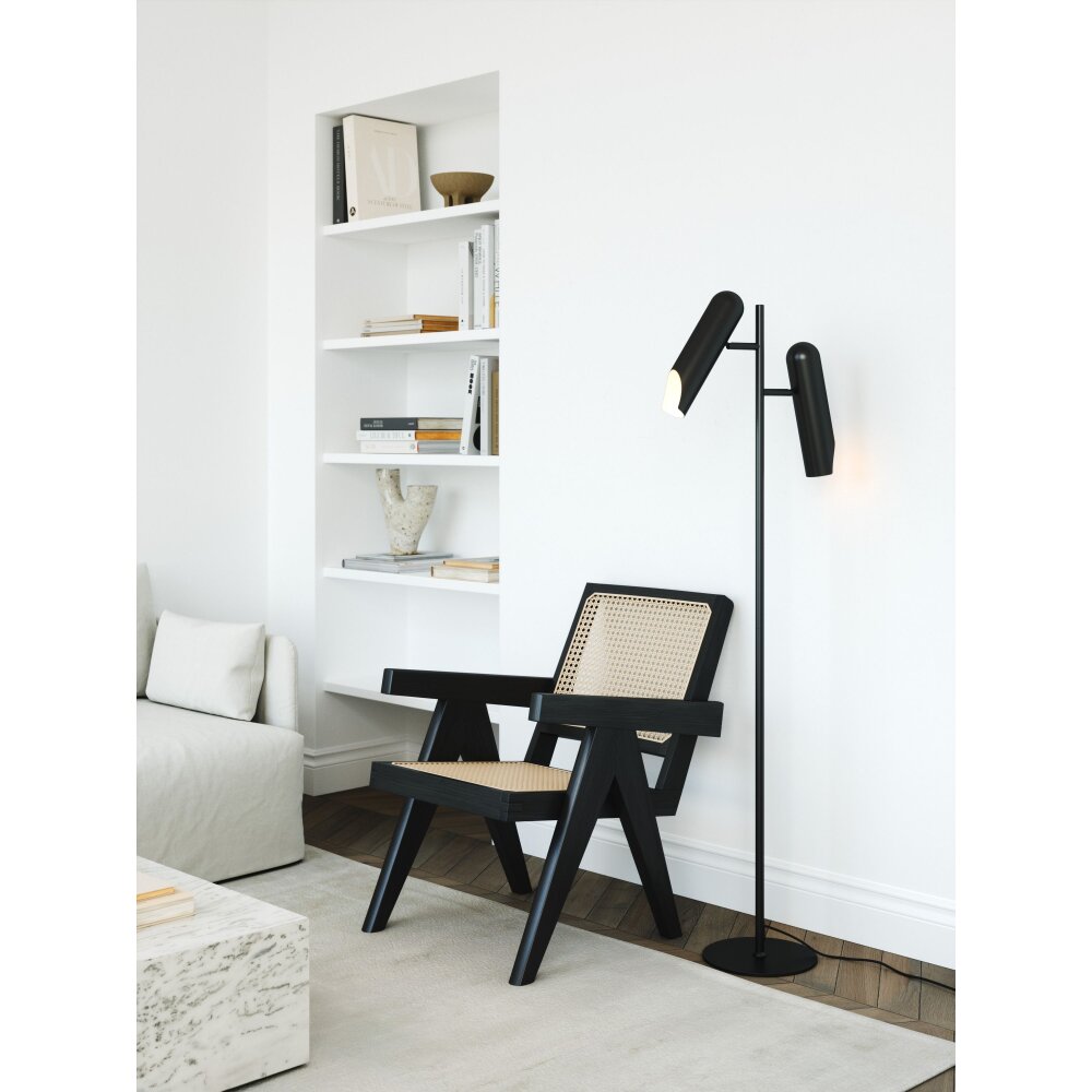 Design For The People by Nordlux ROCHELLE Lampada da terra Nero, 2-Luci main product photo