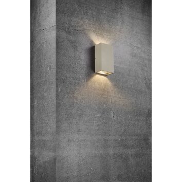 Nordlux ROLD Applique da esterno LED Sabbia, 2-Luci