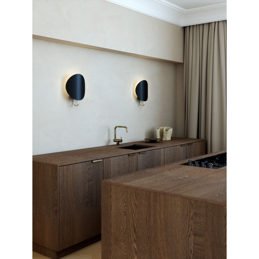 Design For The People by Nordlux SPARGO Applique Nero, 1-Luce main product photo