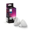 Philips Hue set di 2 LED GU5.3 6,3 watt 2000-6500 Kelvin 400 lumen