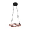 Trio Thompson Lampada a Sospensione LED Alluminio satinato, 1-Luce, Telecomando, Cambia colore