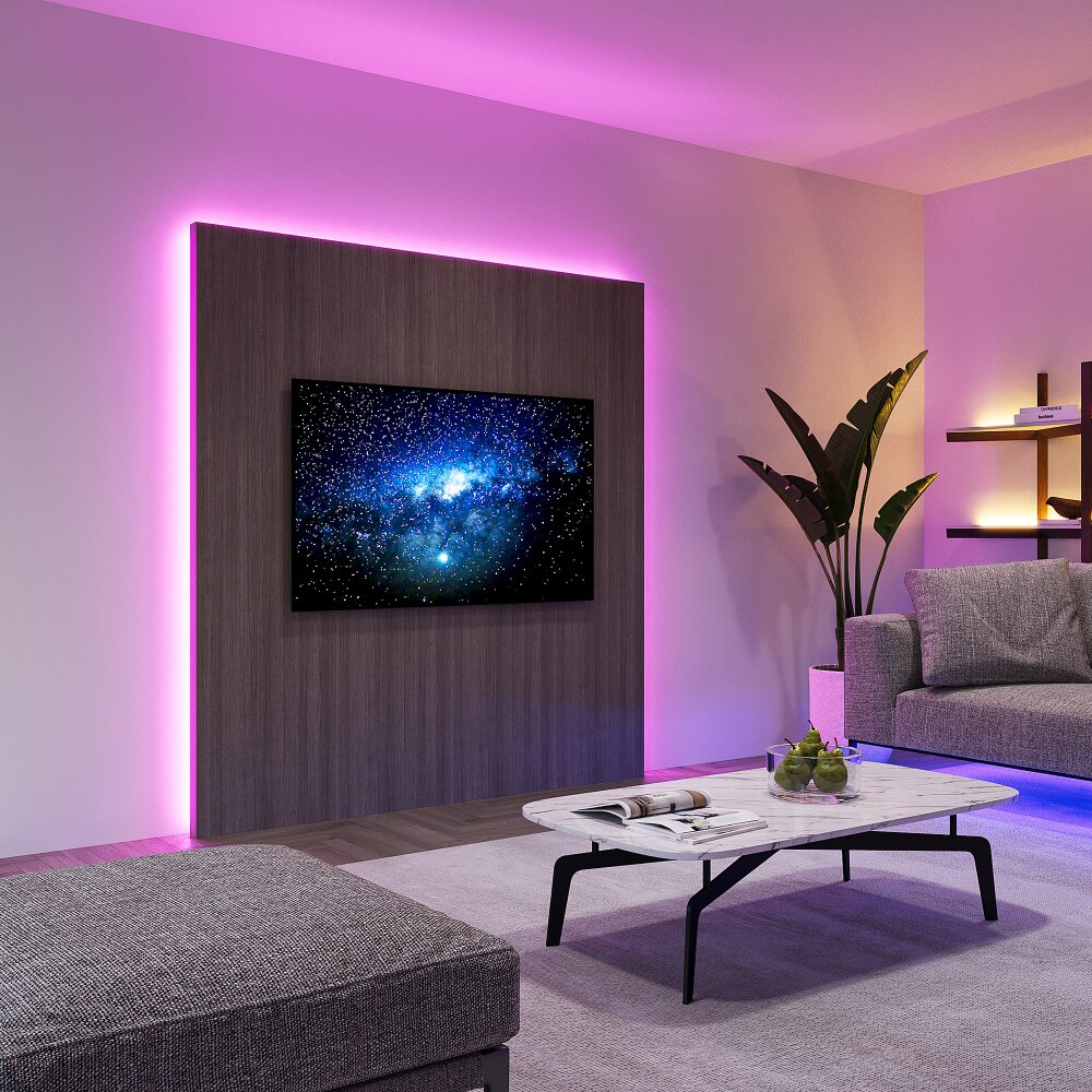 Reality SCREEN Strisce LED Nero, 1-Luce, Telecomando, Cambia colore main product photo
