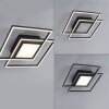 Leuchten-Direkt ASMIN Plafoniera LED Nero, 1-Luce