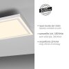 Leuchten-Direkt BEDGING Plafoniera LED Bianco, 1-Luce