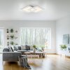 Leuchten-Direkt BEDGING Plafoniera LED Bianco, 1-Luce