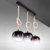Paul Neuhaus LUMA Lampada a Sospensione Nero, 3-Luci