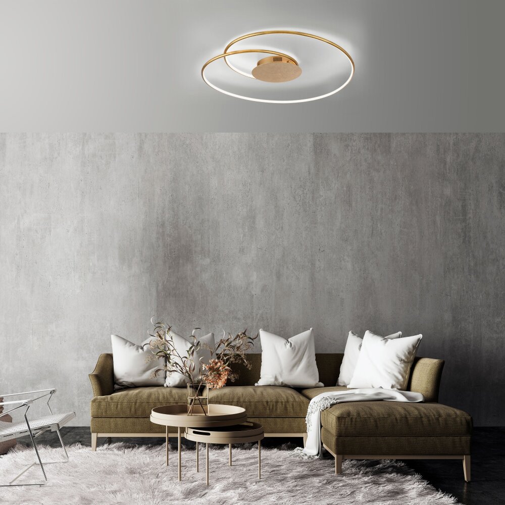 Paul Neuhaus NASTRO Plafoniera LED Oro, 1-Luce main product photo