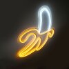 Leuchten-Direkt NEON-BANANE Lampada decorativa LED Giallo, Bianco, 1-Luce
