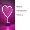 Leuchten-Direkt NEON-HERZ Lampada decorativa LED Fucsia, 1-Luce