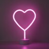 Leuchten-Direkt NEON-HERZ Lampada decorativa LED Fucsia, 1-Luce