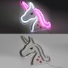 Leuchten-Direkt NEON-UNICORN Lampada decorativa LED Trasparente, chiaro, 1-Luce