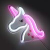 Leuchten-Direkt NEON-UNICORN Lampada decorativa LED Trasparente, chiaro, 1-Luce