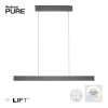 Paul Neuhaus PURE E-MOTION Lampada a Sospensione LED Grigio, 1-Luce, Telecomando