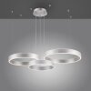 Paul Neuhaus SCULLI Lampada a Sospensione LED Argento, 2-Luci