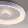 Leuchten-Direkt VERTIGO Plafoniera LED Bianco, 1-Luce, Telecomando