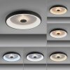 Leuchten-Direkt VERTIGO Plafoniera LED Nero, 1-Luce, Telecomando