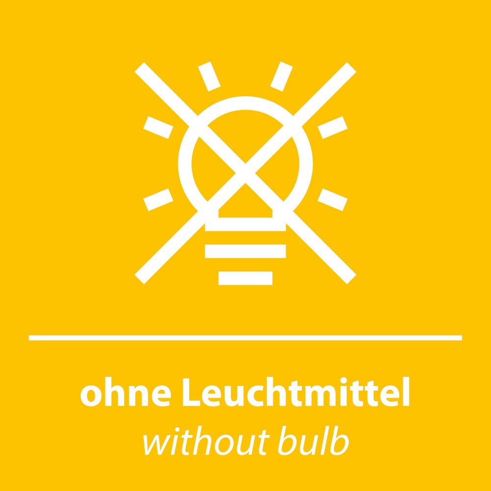 Leuchten-Direkt ZEA Lampada a Sospensione Nero, 1-Luce