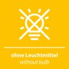 Leuchten-Direkt ZEA Lampada a Sospensione Nero, 1-Luce