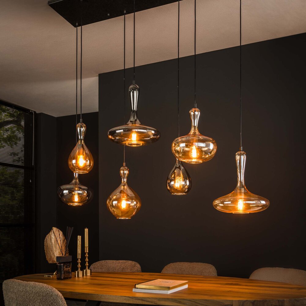 Karaf Lampada a Sospensione Antracite, 7-Luci main product photo